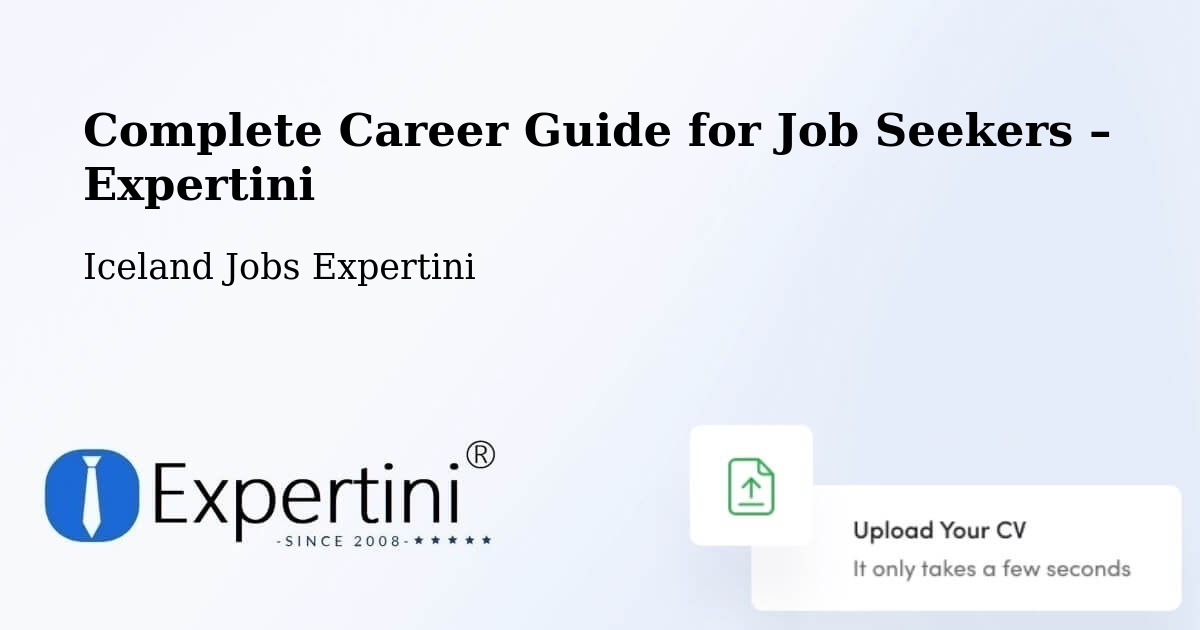 Career Guide for Job Seekers – Akranes - Akranes, Iceland Jobs Expertini